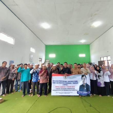 Ahmad Sarwani Gelar Sosialisasi Perda 8/2023, Tekankan Antisipasi Dini Dalam Penanggulangan Narkoba